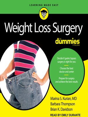 cover image of Weight Loss Surgery for Dummies